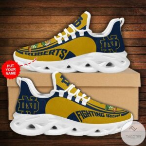 Personalized Ncaa Notre Dame Fighting Irish Sneaker Max Soul Shoes