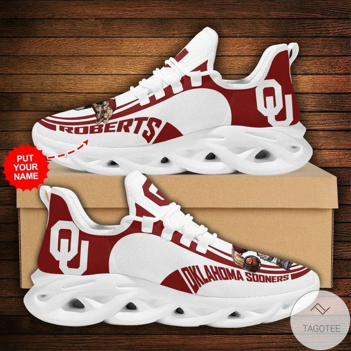 Personalized Ncaa Oklahoma Sooners Sneaker Max Soul Shoes Personalized Ncaa Oklahoma Sooners Sneaker Max Soul Shoes