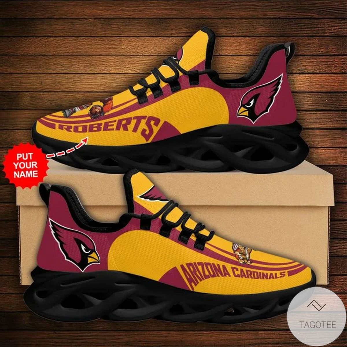 Personalized Nfl Arizona Cardinals Sneaker Max Soul Shoes Personalized Nfl Arizona Cardinals Sneaker Max Soul Shoes