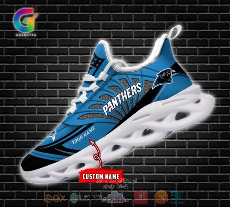 Personalized Nfl Carolina Panthers Custom Clunky Max Soul Shoes Personalized Nfl Carolina Panthers Custom Clunky Max Soul Shoes