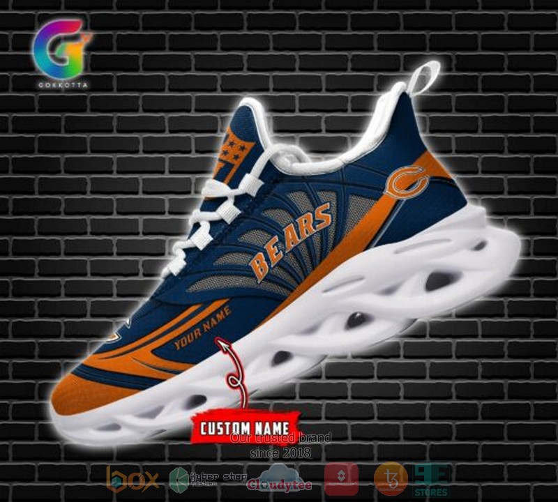 Personalized Nfl Chicago Bears Custom Clunky Max Soul Shoes Personalized Nfl Chicago Bears Custom Clunky Max Soul Shoes