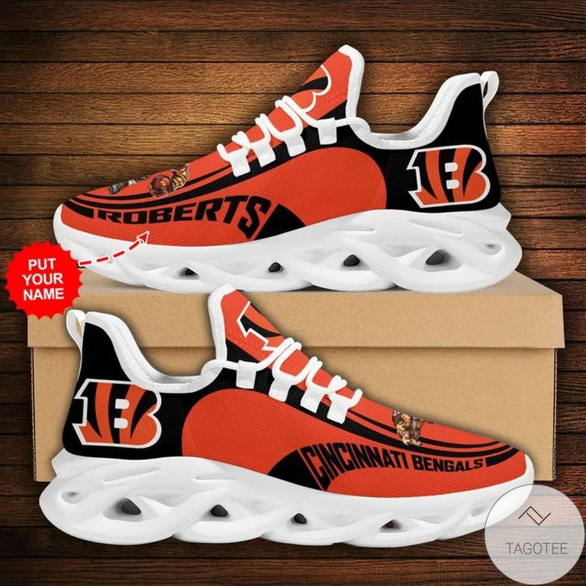 Personalized Nfl Cincinnati Bengals Sneaker Max Soul Shoes Personalized Nfl Cincinnati Bengals Sneaker Max Soul Shoes