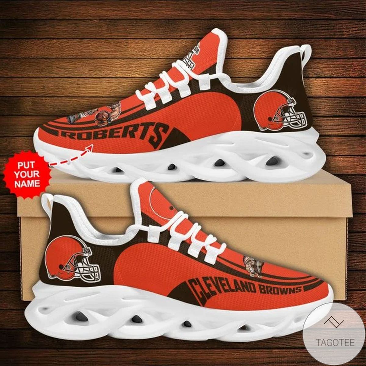 Personalized Nfl Cleveland Browns Sneaker Max Soul Shoes Personalized Nfl Cleveland Browns Sneaker Max Soul Shoes
