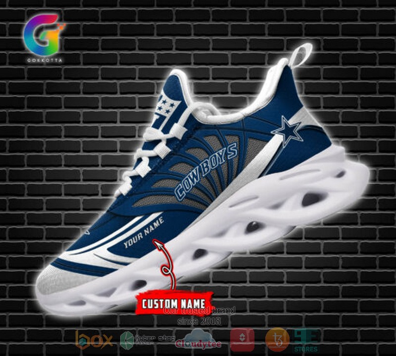 Personalized Nfl Dallas Cowboys Custom Clunky Max Soul Shoes Personalized Nfl Dallas Cowboys Custom Clunky Max Soul Shoes