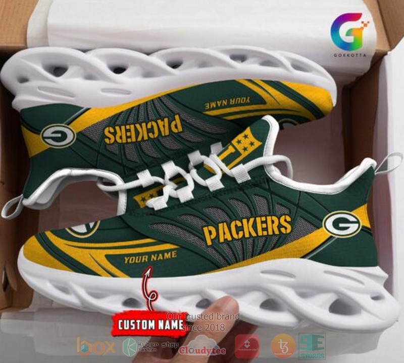 Personalized-Nfl-Green-Bay-Packers-Custom-Clunky-Max-Soul-Shoes-1