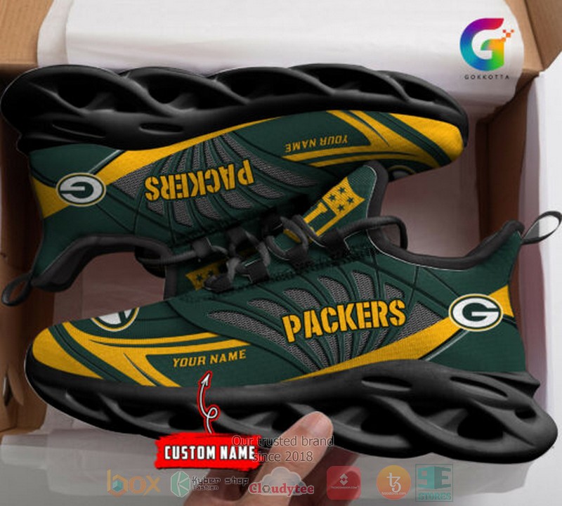 Personalized-Nfl-Green-Bay-Packers-Custom-Clunky-Max-Soul-Shoes-2