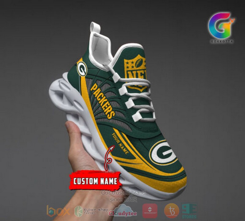 Personalized-Nfl-Green-Bay-Packers-Custom-Clunky-Max-Soul-Shoes-3
