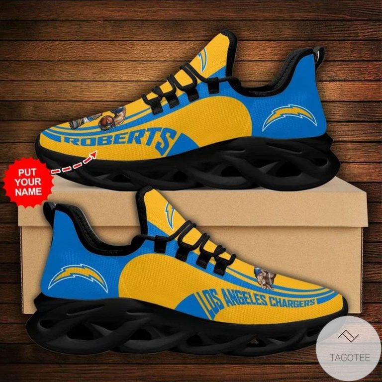 Personalized-Nfl-Los-Angeles-Chargers-Sneaker-Max-Soul-Shoes-1