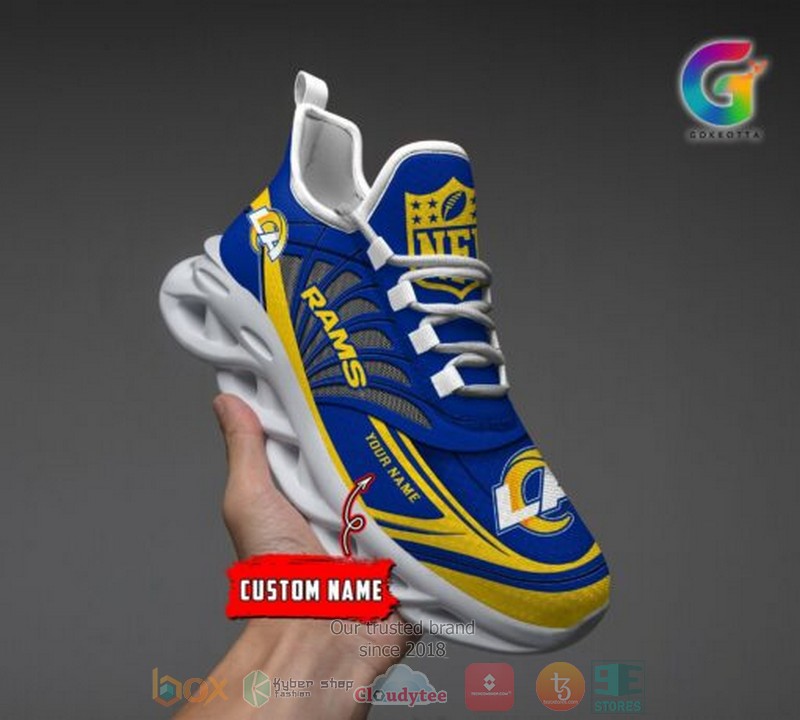 Personalized-Nfl-Los-Angeles-Rams-Custom-Clunky-Max-Soul-Shoes-3