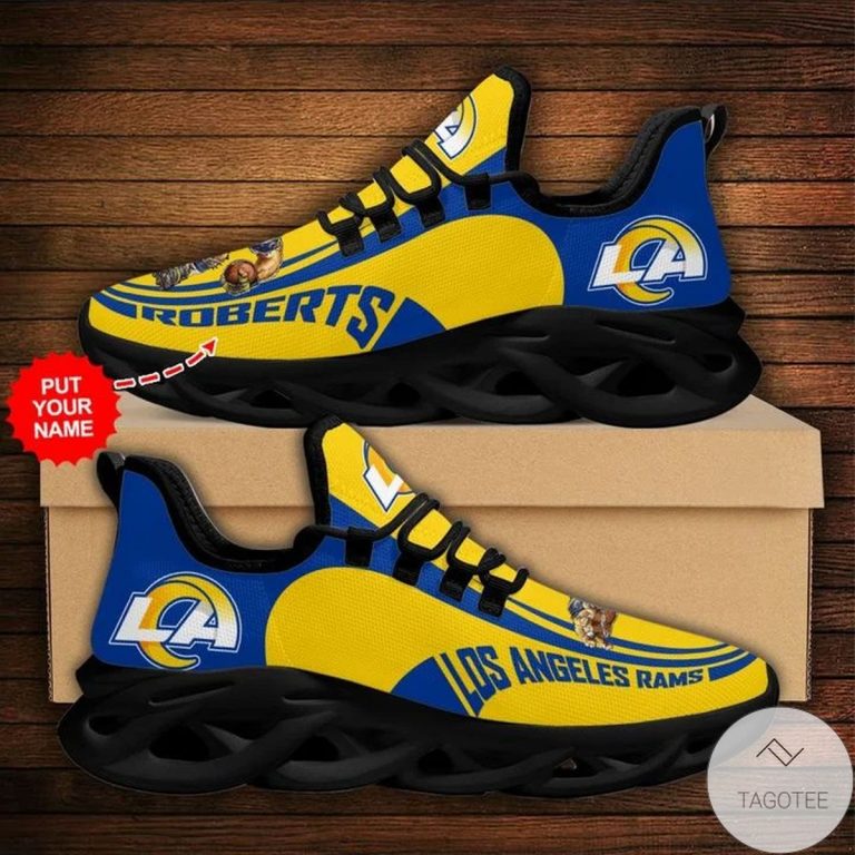 Personalized-Nfl-Los-Angeles-Rams-Sneaker-Max-Soul-Shoes-1