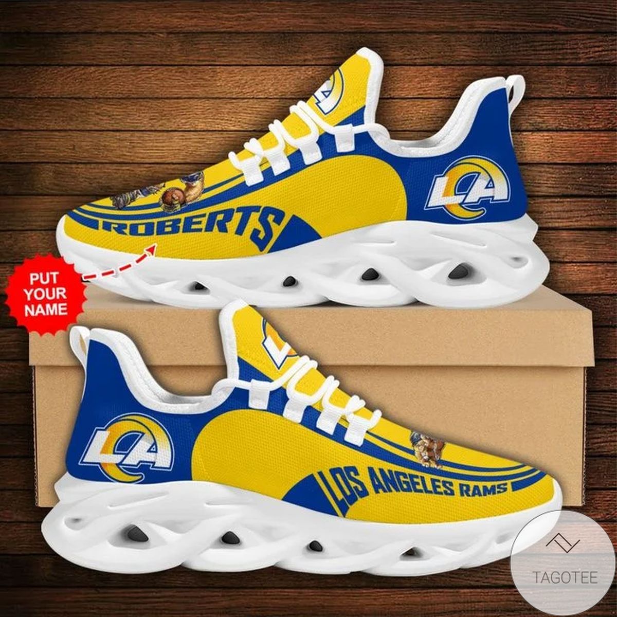 Personalized Nfl Los Angeles Rams Sneaker Max Soul Shoes Personalized Nfl Los Angeles Rams Sneaker Max Soul Shoes