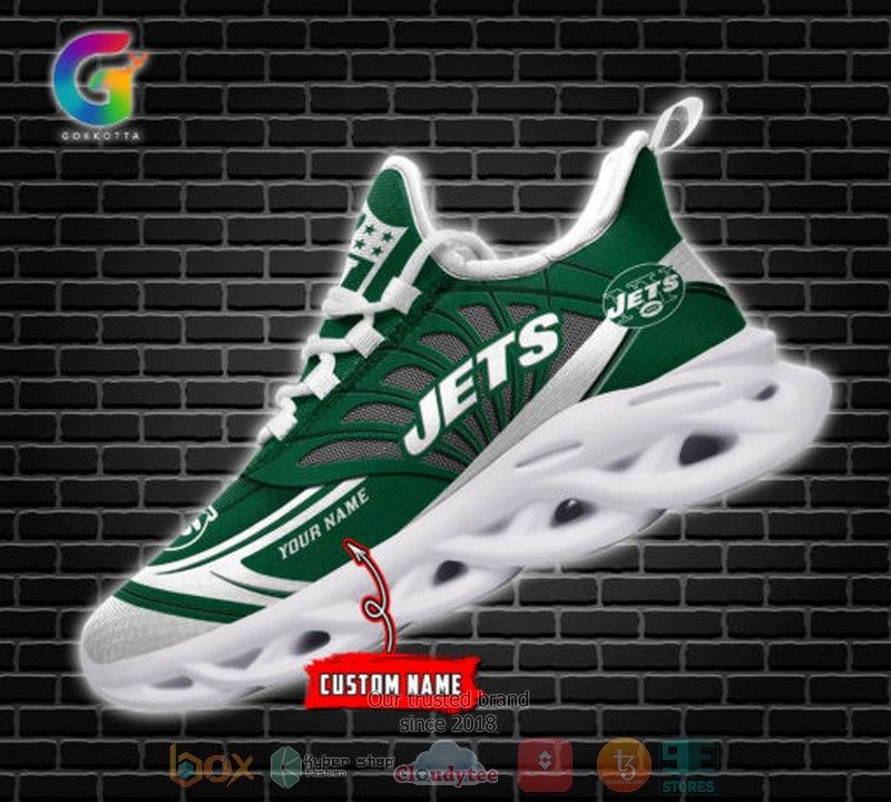 Personalized Nfl New York Jets Custom Clunky Max Soul Shoes Personalized Nfl New York Jets Custom Clunky Max Soul Shoes