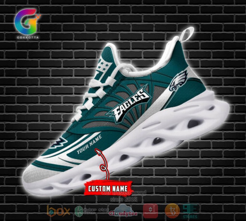 Personalized Nfl Philadelphia Eagles Custom Clunky Max Soul Shoes Personalized Nfl Philadelphia Eagles Custom Clunky Max Soul Shoes