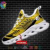 Personalized Nfl Pittsburgh Steelers Custom Clunky Max Soul Shoes