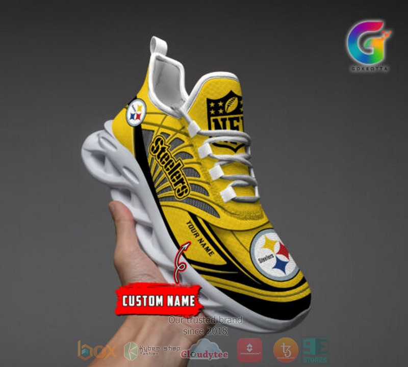 Personalized-Nfl-Pittsburgh-Steelers-Custom-Clunky-Max-Soul-Shoes-3