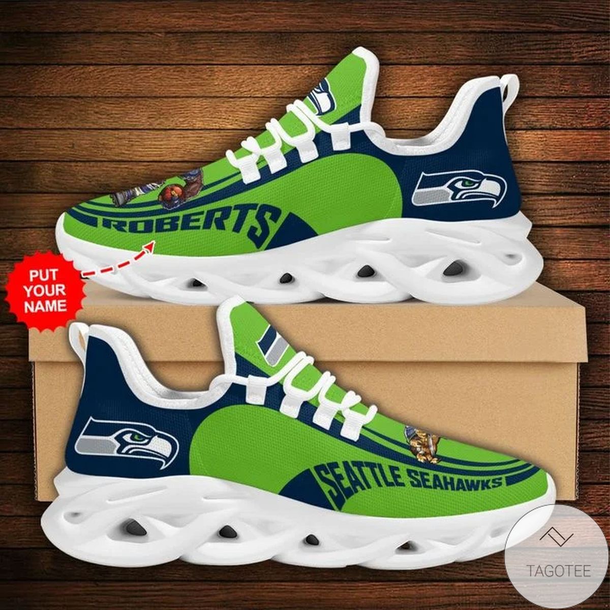 Personalized Nfl Seattle Seahawks Sneaker Max Soul Shoes Personalized Nfl Seattle Seahawks Sneaker Max Soul Shoes