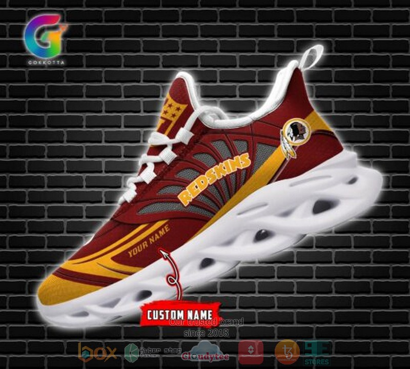 Personalized Nfl Washington Redskins Custom Clunky Max Soul Shoes Personalized Nfl Washington Redskins Custom Clunky Max Soul Shoes