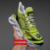 Personalized Nrl Canberra Raiders Green Max Soul Sneakers