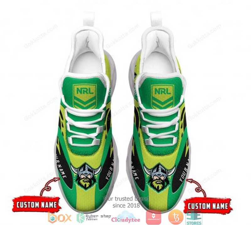 Personalized Nrl Canberra Raiders Max Soul Sneakers Personalized Nrl Canberra Raiders Max Soul Sneakers