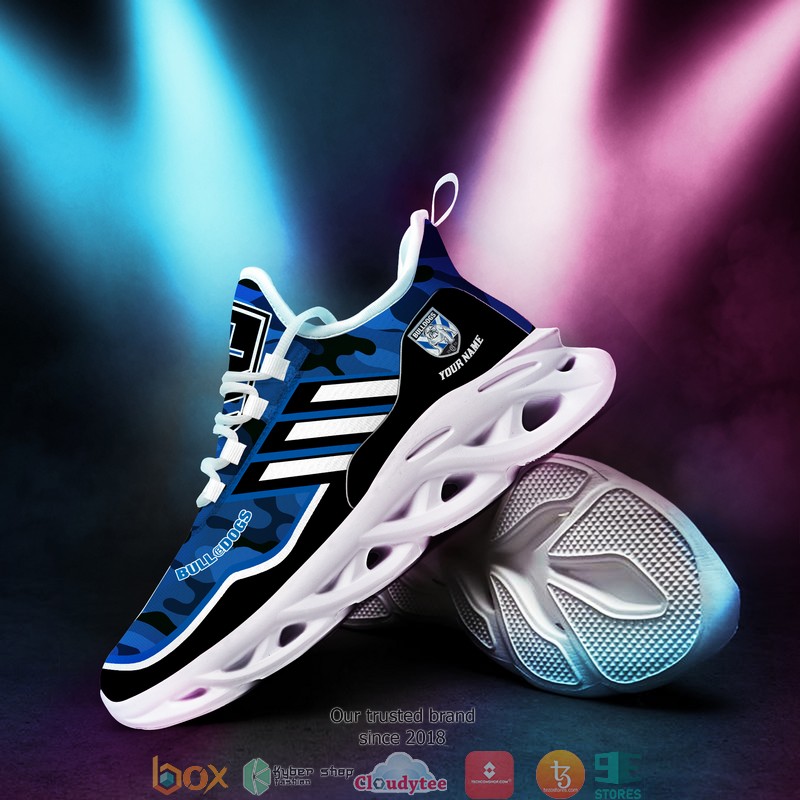 Personalized Nrl Canterbury Bulldogs Blue Camo Max Soul Sneakers Personalized Nrl Canterbury Bulldogs Blue Camo Max Soul Sneakers
