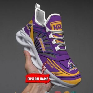 Personalized Nrl Melbourne Storm Purple Max Soul Sneakers