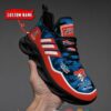 Personalized Nrl Newcastle Knights Blue Camo Max Soul Sneakers