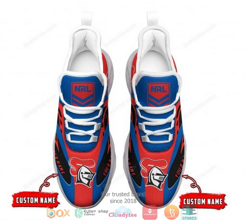 Personalized Nrl Newcastle Knights Blue Max Soul Sneakers Personalized Nrl Newcastle Knights Blue Max Soul Sneakers