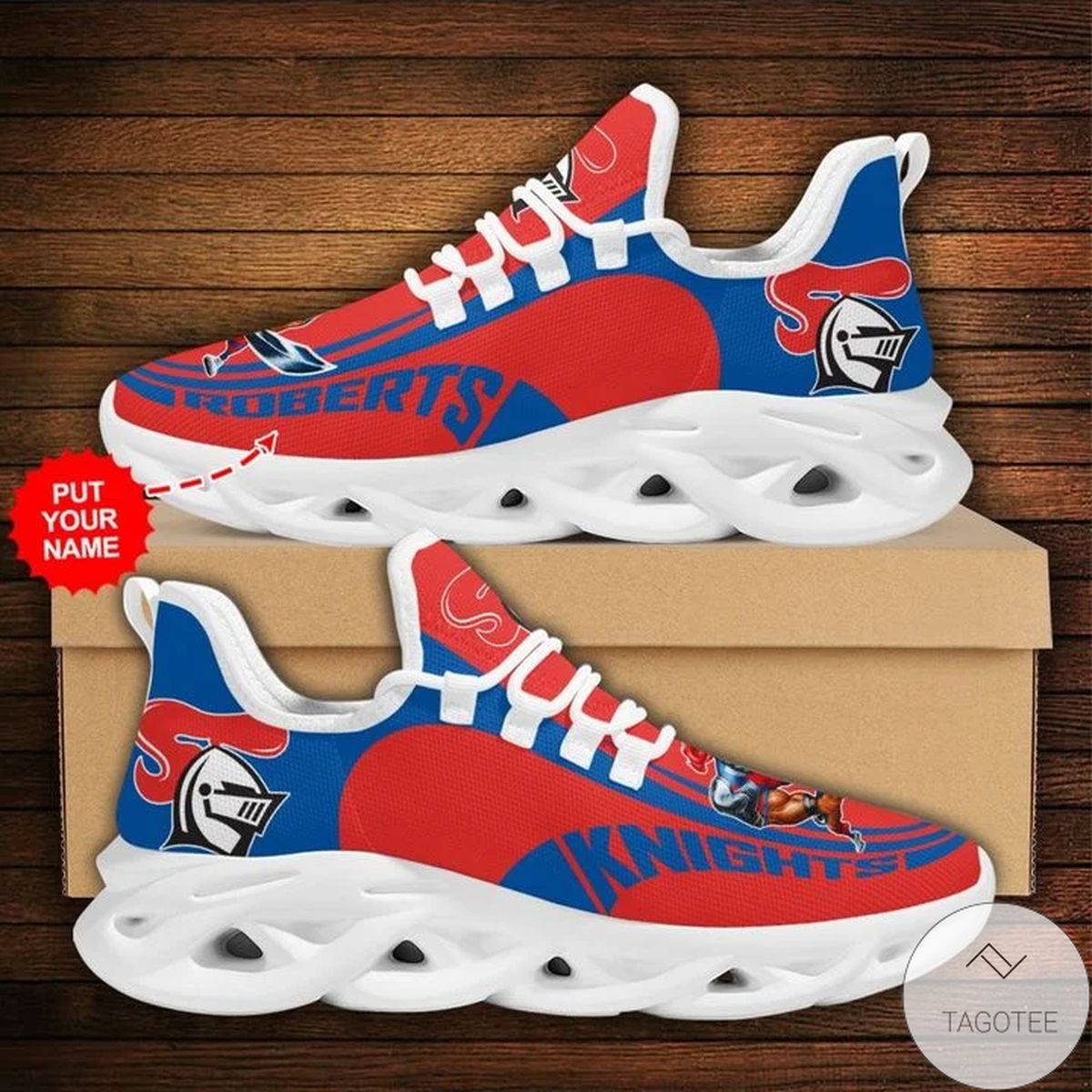 Personalized Nrl Newcastle Knights Max Soul Sneaker Personalized Nrl Newcastle Knights Max Soul Sneaker