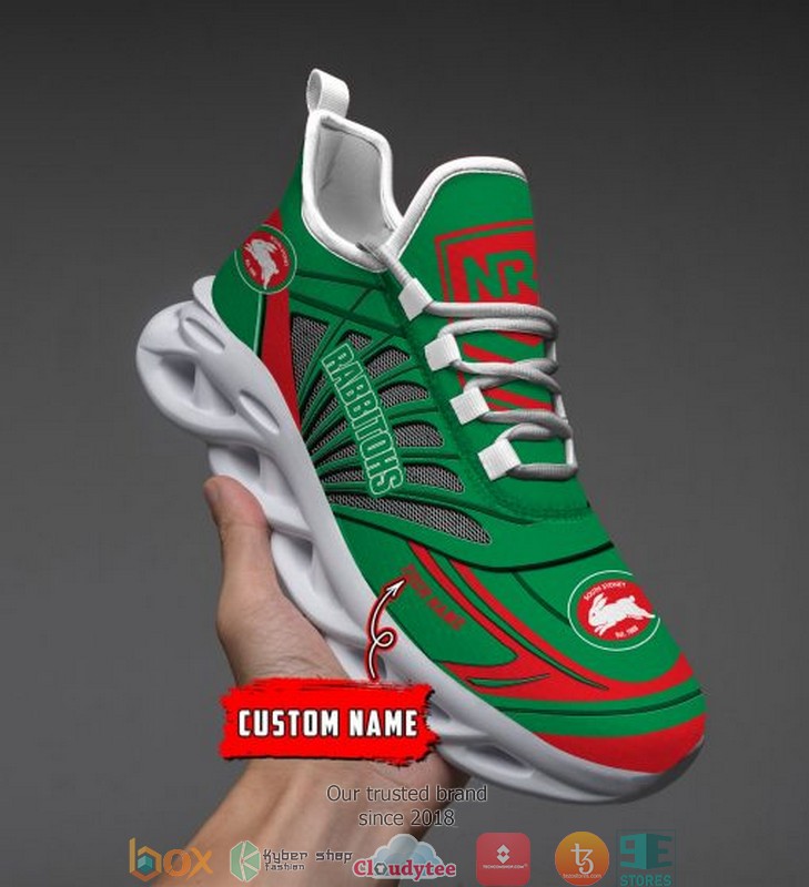 Personalized Nrl South Sydney Rabbitohs Max Soul Sneakers Personalized Nrl South Sydney Rabbitohs Max Soul Sneakers