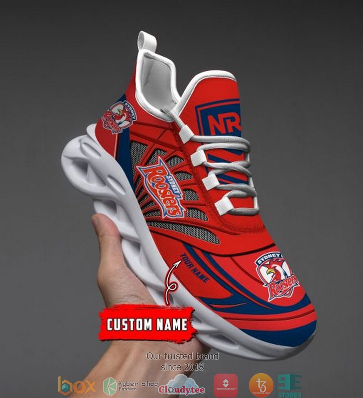 Personalized Nrl Sydney Roosters Max Soul Sneakers Personalized Nrl Sydney Roosters Max Soul Sneakers