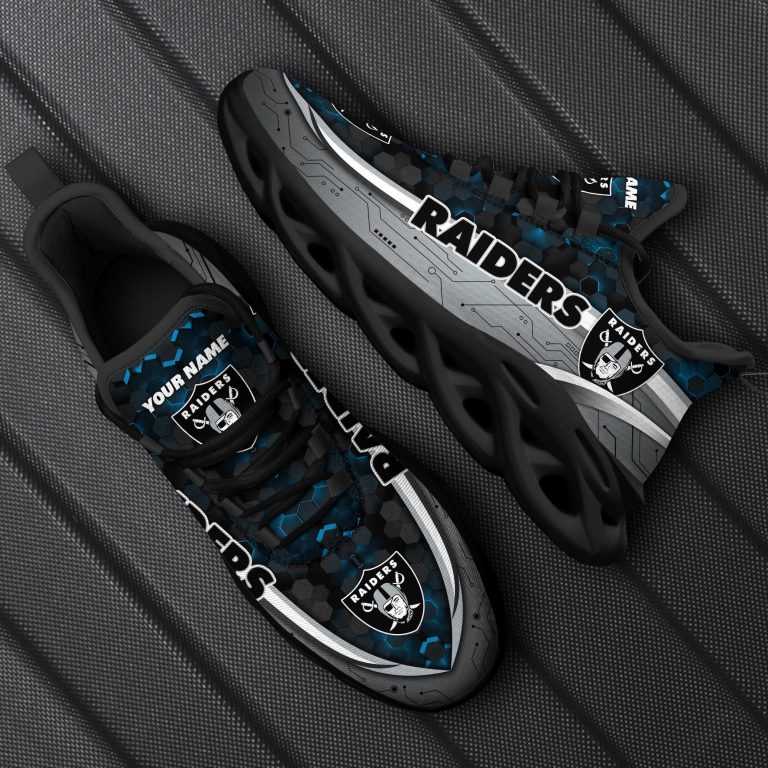 Personalized-Oakland-Raiders-Football-Team-Max-Soul-Clunky-Sneaker-1