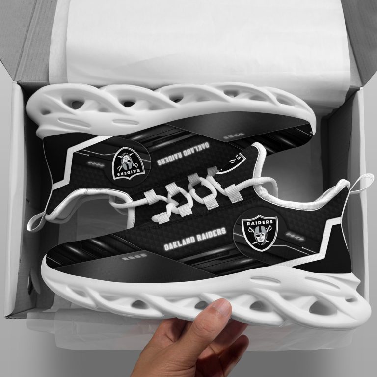 Personalized-Oakland-Raiders-Nfl-Custom-Clunky-Max-Soul-Shoes-1