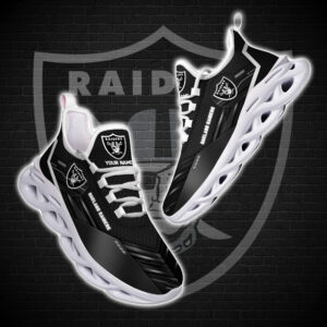 Personalized Oakland Raiders Nfl Custom Clunky Max Soul Shoes