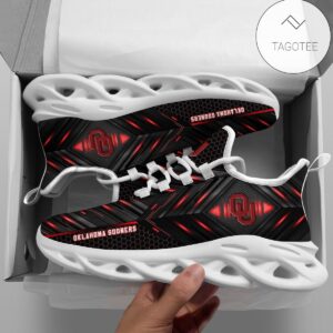 Personalized Oklahoma Sooners Football Team Clunky Sneakers Max Soul Shoes