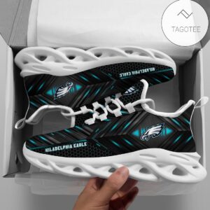 Personalized Philadelphia Eagles Football Team Clunky Sneakers Max Soul Shoes