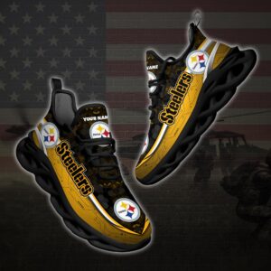 Personalized Pittsburgh Steelers Football Team Max Soul Clunky Sneaker