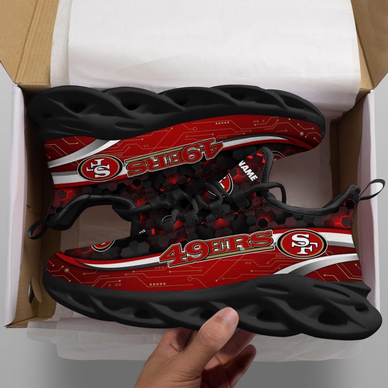 Personalized-San-Francisco-49Ers-Football-Team-Max-Soul-Clunky-Sneaker-2