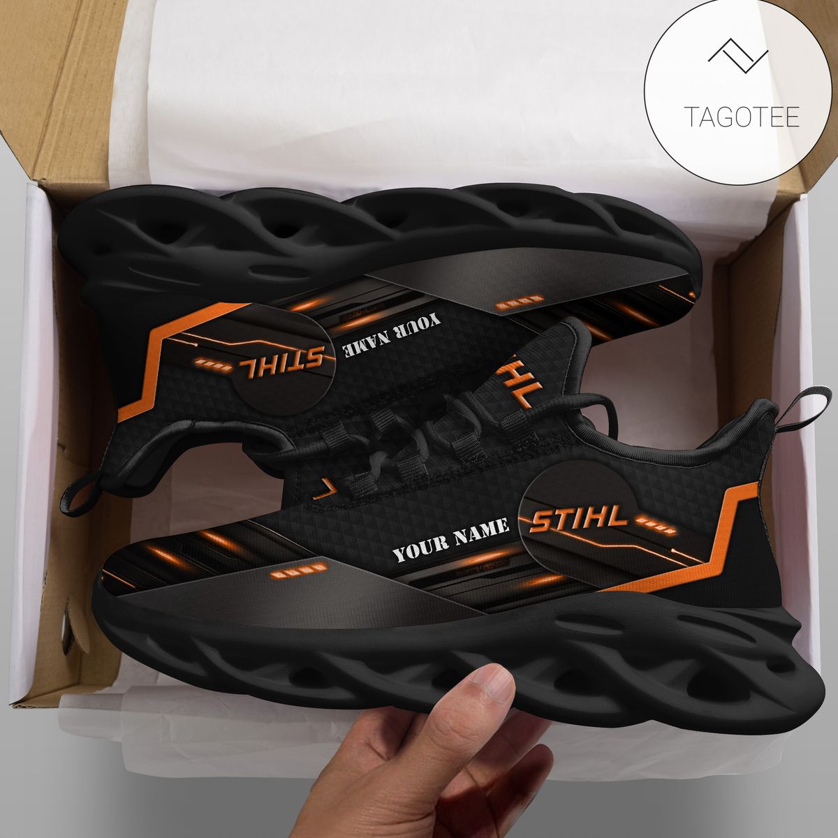 Personalized Stihl Clunky Sneakers Max Soul Shoes Personalized Stihl Clunky Sneakers Max Soul Shoes