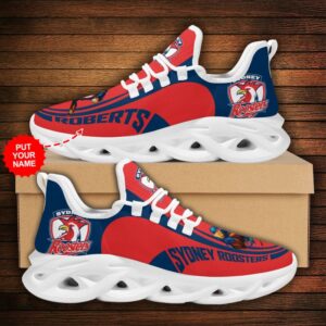 Personalized Sydney Roosters Clunky Max Soul Shoes