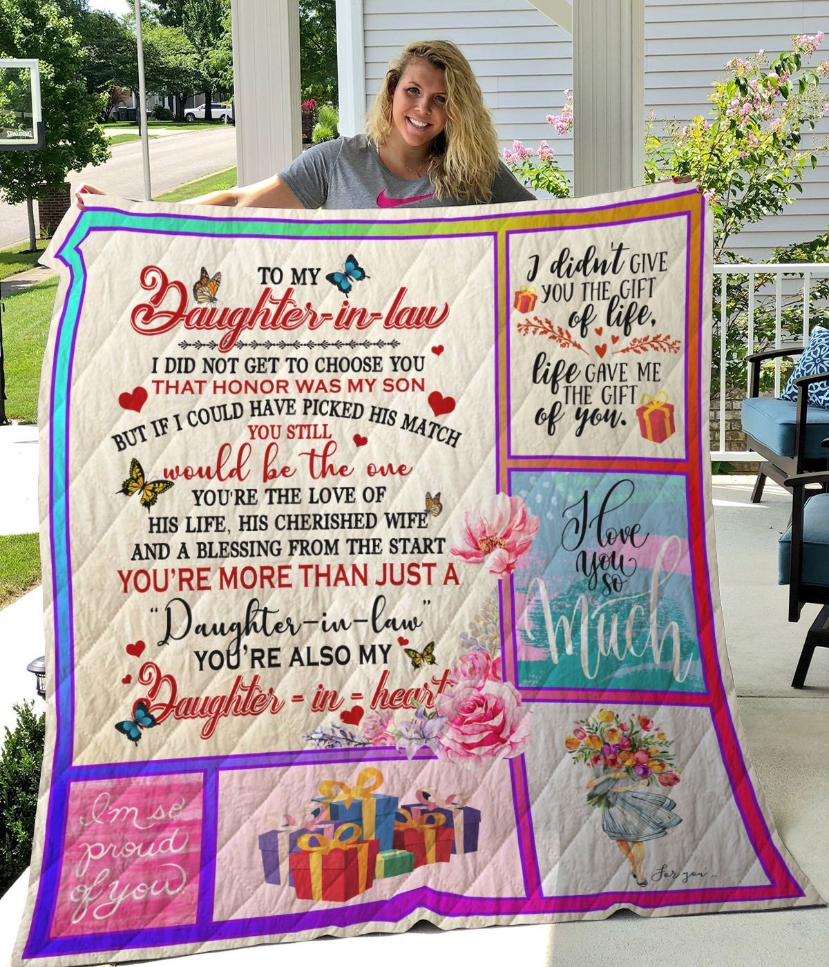 Personalized To My Daughter-In-Law Quilt Blanket I Love You So Much Quilt Blanket Great Customized Blanket Gifts For Birthday Christmas Thanksgiving Personalized To My Daughter-In-Law Quilt Blanket I Love You So Much Quilt Blanket Great Customized Blanket Gifts For Birthday Christmas Thanksgiving