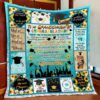 Personalized To My Granddaughter Senior Quilt Blanket From Grandma We Are So Proud Of You Great Customized Quilt Blanket Gifts For Graduation Birthday Christmas Thanksgiving