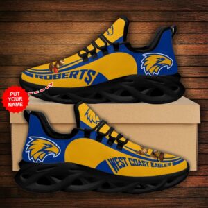 Personalized West Coast Eagles Clunky Max Soul Shoes
