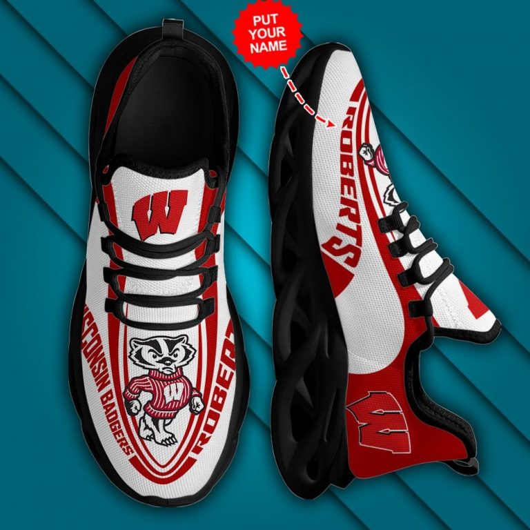 Personalized-Wisconsin-Badgers-Clunky-Max-Soul-Shoes-3