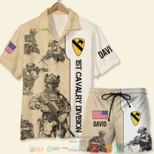 Personalized 1St Cavalry Divison Hawaiian Shirt