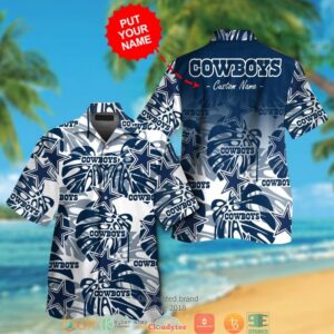 Personalized Dallas Cowboys Monstera Deliciosa Hawaiian Shirt