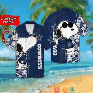 Personalized Dallas Cowboys Snoopy Hawaiian Shirt