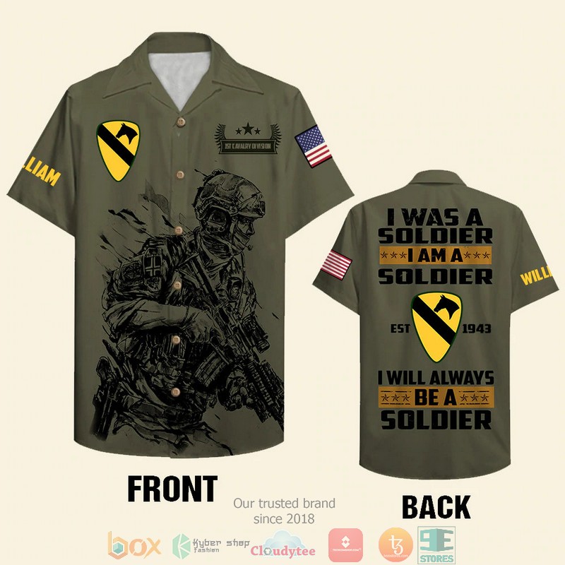 Personalized I Will Always Be A Soldier Veteran Custom Hawaiian Shirt Personalized I Will Always Be A Soldier Veteran Custom Hawaiian Shirt