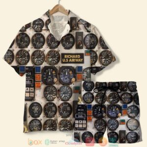 Personalized Pilot Aircraft Cockpit Custom Hawaiian Shirt