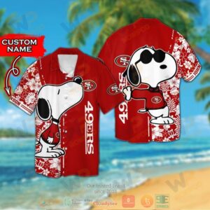 Personalized Snoopy San Francisco 49Ers Custom Hawaiian Shirt And Shorts