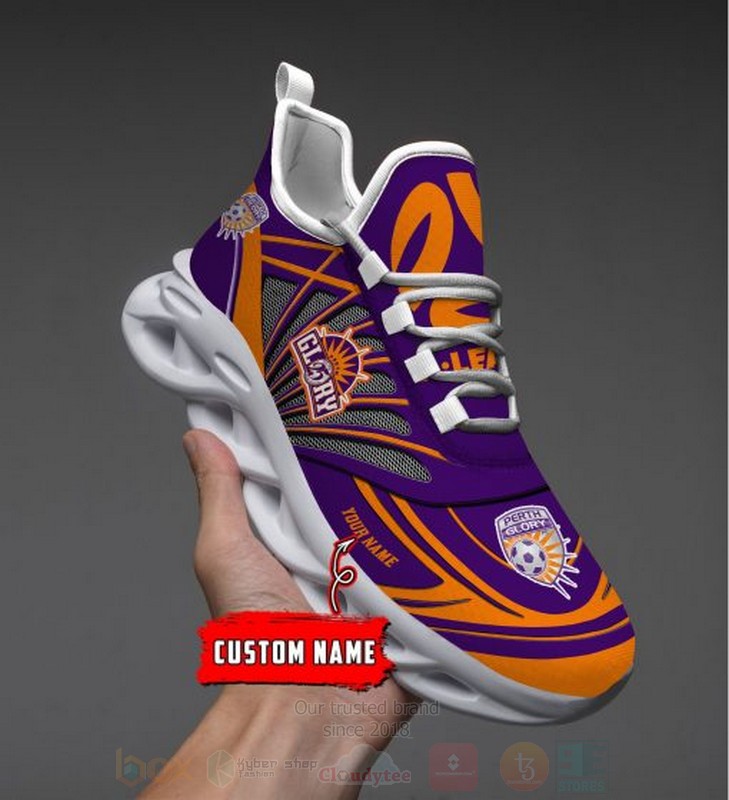 Perth Glory-A-League Personalized Clunky Max Soul Shoes Perth Glory-A-League Personalized Clunky Max Soul Shoes